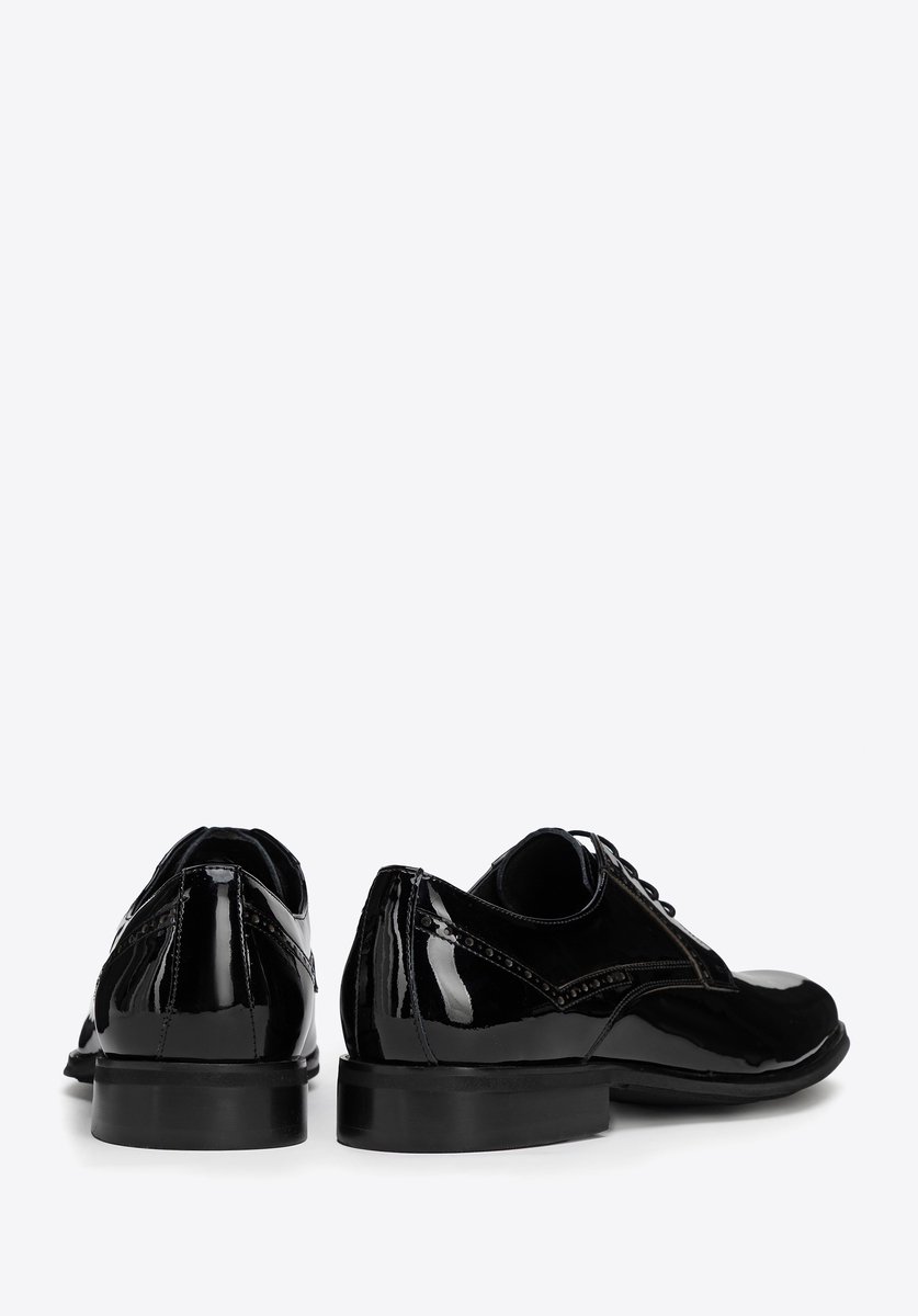 Wittchen - Herenlakleren Derby-schoenen - Zwart - Elegant - Comfortabel