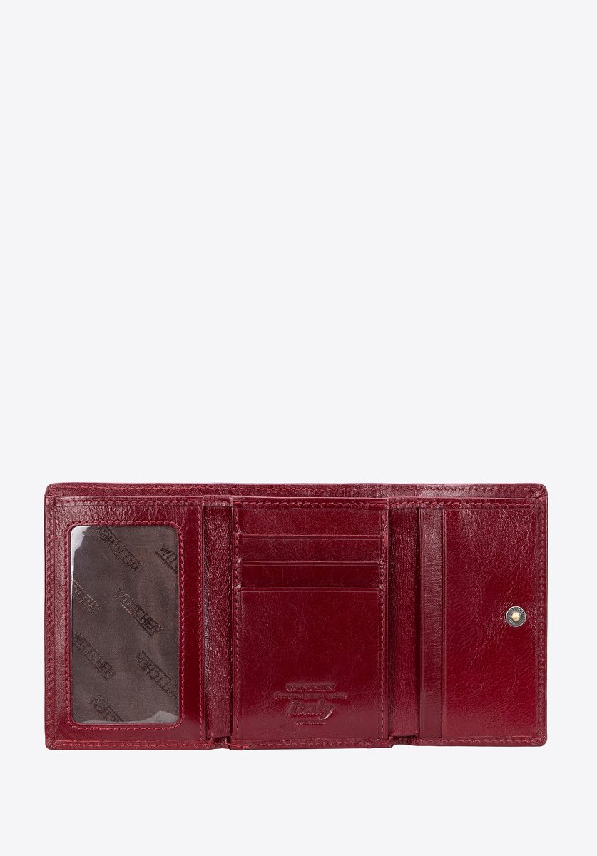 Wittchen Damesportemonnee Rood Leer - Compact en elegant