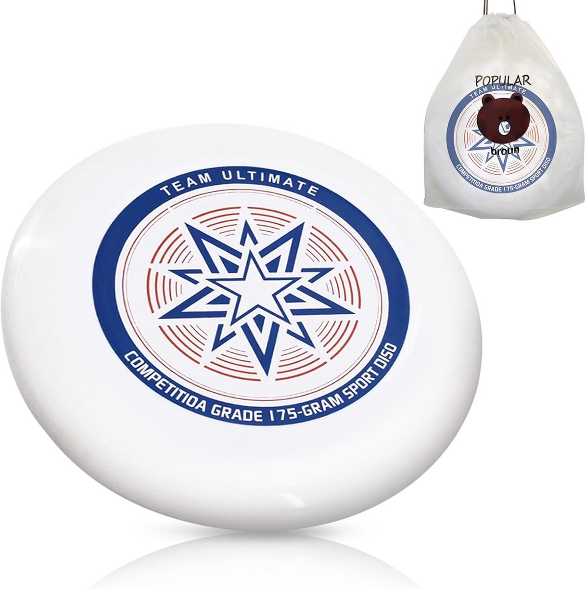 Professionele Frisbee 175g voor Ultimate en Outdoor Sport
