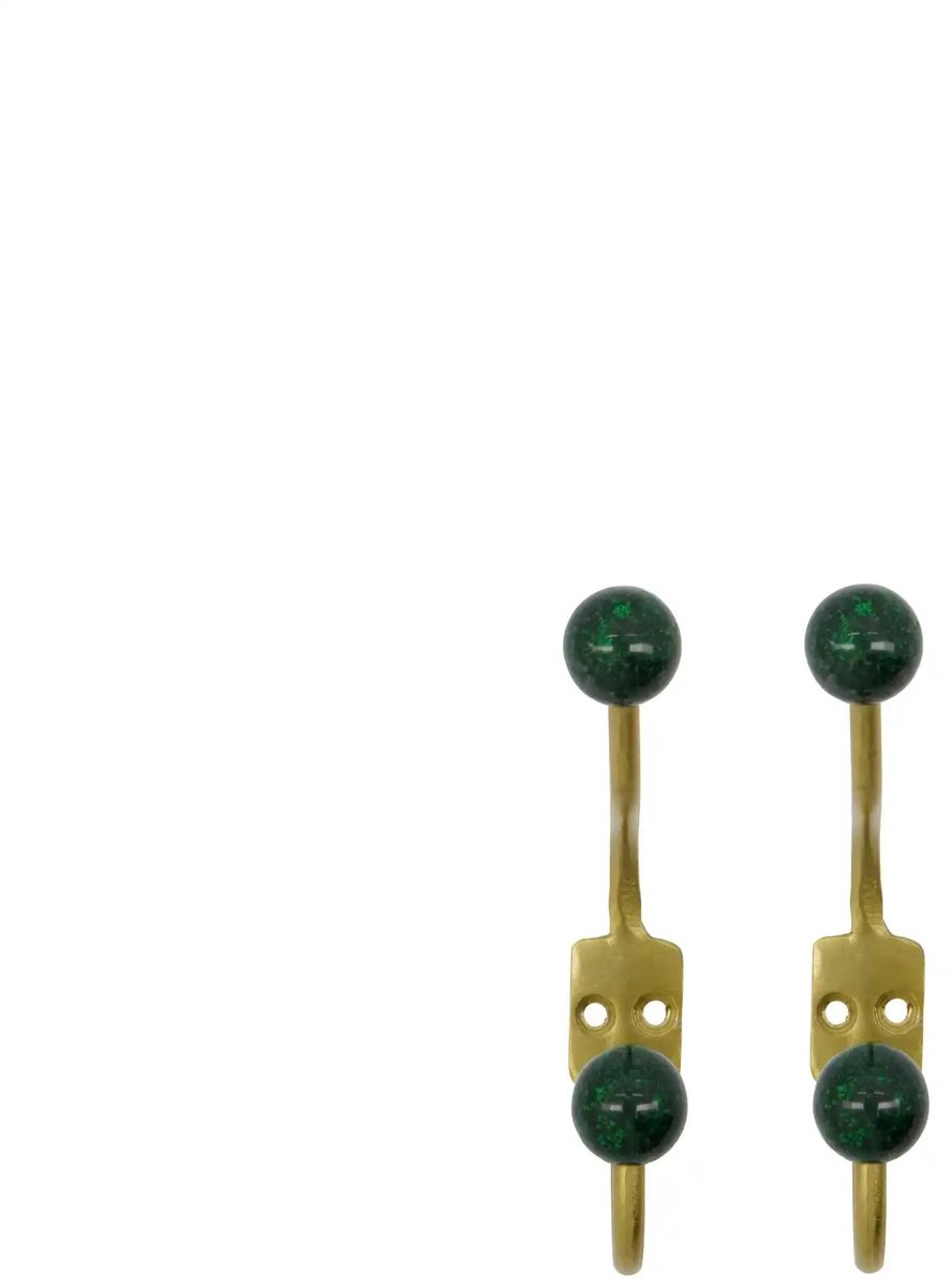 Haak Ball Groen 13cm - 2 stuks