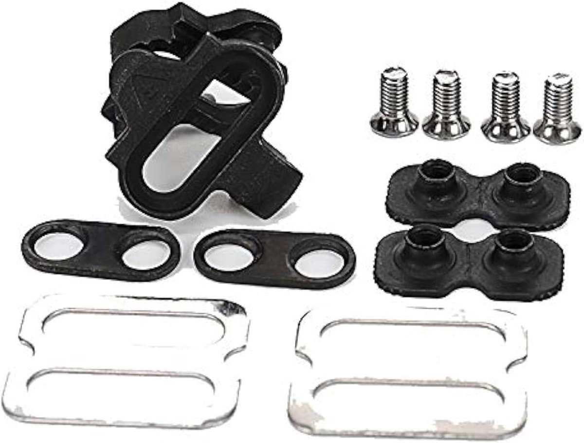 Allecta - Zelfsluitende fietsschoenplaatjes voor indoor en mountainbike - Set voor Shimano SPD & Look schoenen