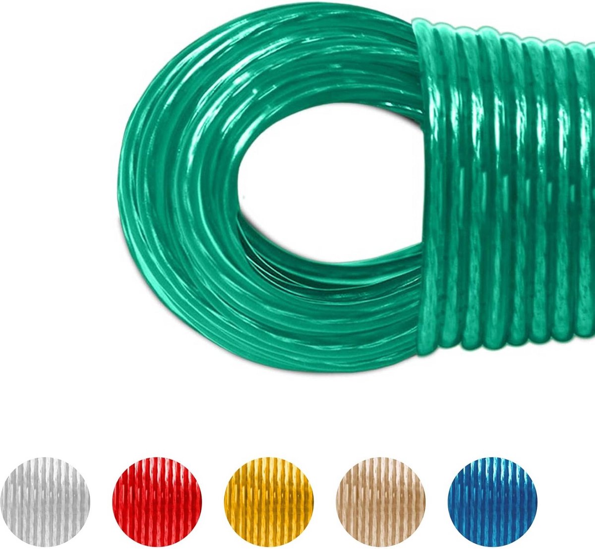 Extra Sterke Waslijn 35 Meter met Stalen Kern - UV-Bestendig en Duurzaam