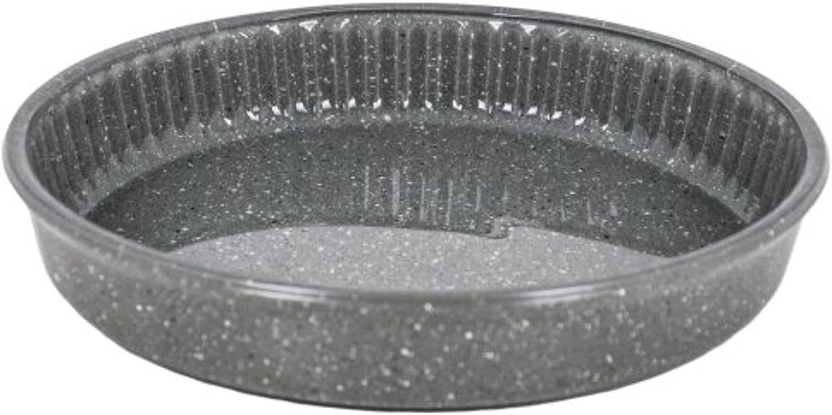 Ronde Glazen Cakevorm Graniet Antraciet 26 cm Keuken