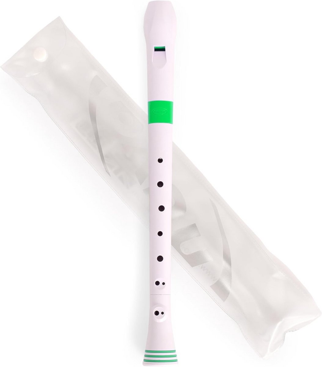 Sopraanblokfluit Nasale Instrument Wit/Blauw voor Beginners