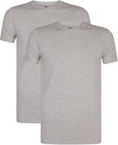 Petrol Industries T-Shirts Heren 2-Pack - Ronde Hals - Korte Mouwen - Katoen-Elastaan Mix - Effen Kleuren - Multipack van 2 stuks - Zwart - Maat M