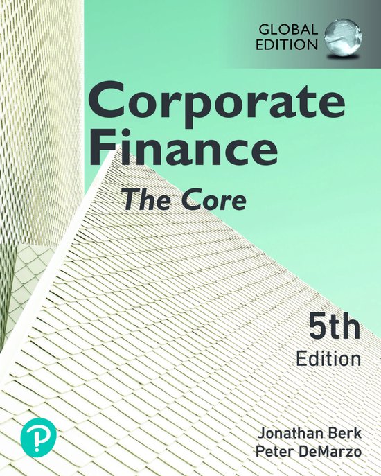 Corporate Finance: The Core, Global Edition - cover