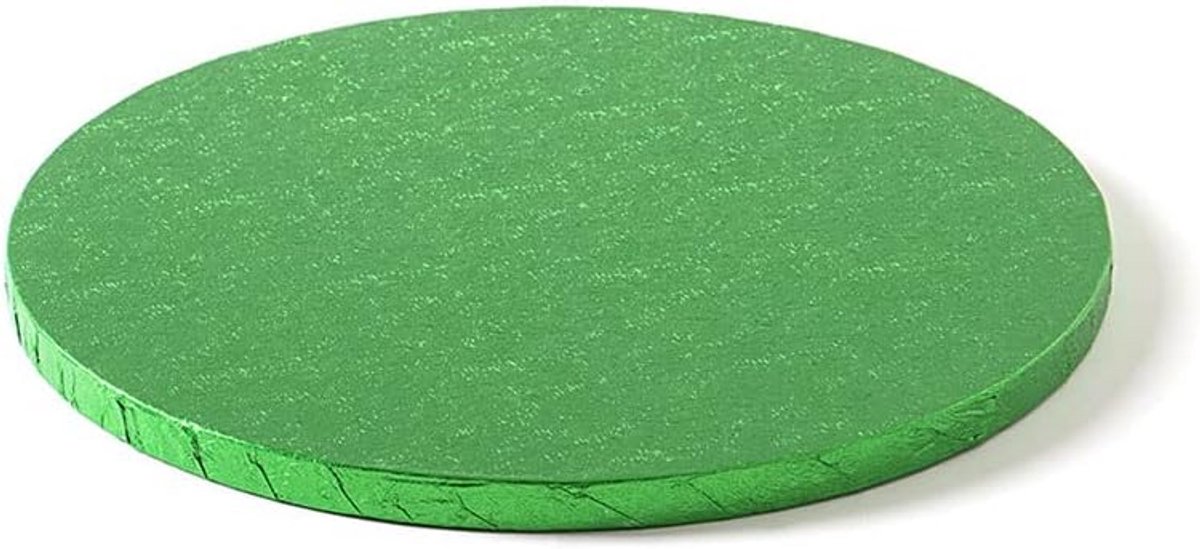 Ronde Cakeboard Groen Karton voor Taartdecoratie