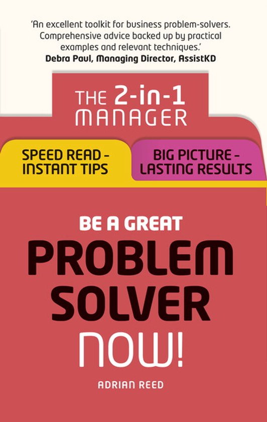 Be A Great Problem Solver Now - cover