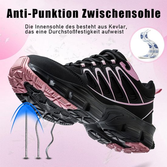 Lichte Dames Werkschoenen Met Stalen Neus Ademend En Antislip Voor 