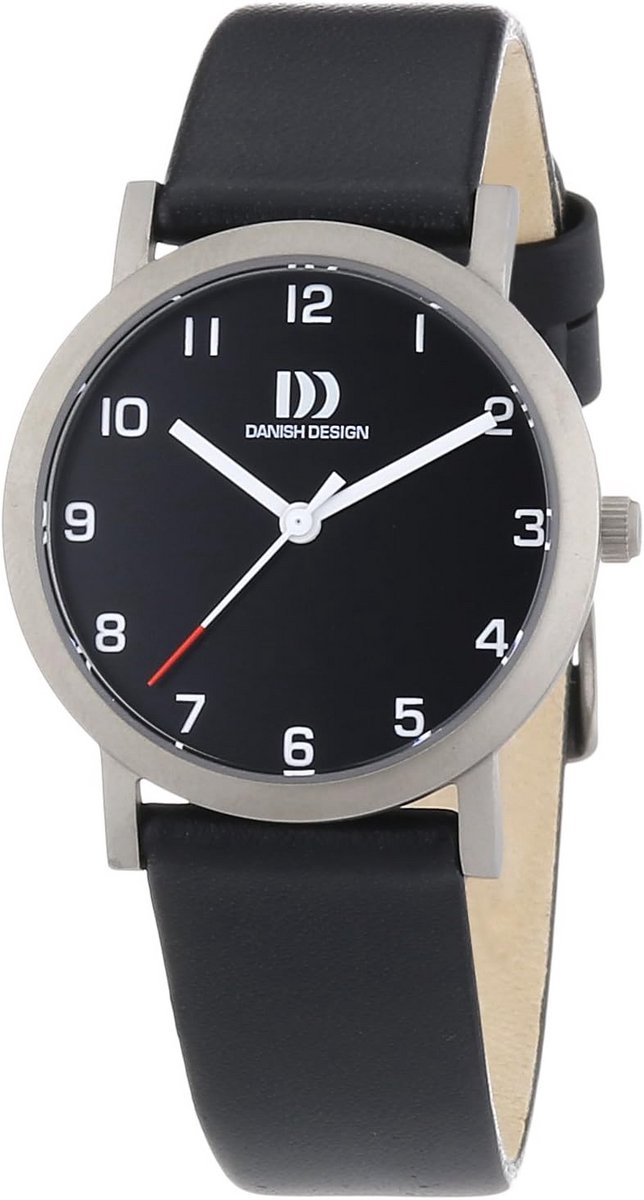 Dameshorloge Analoog Kwarts Zwart Leer