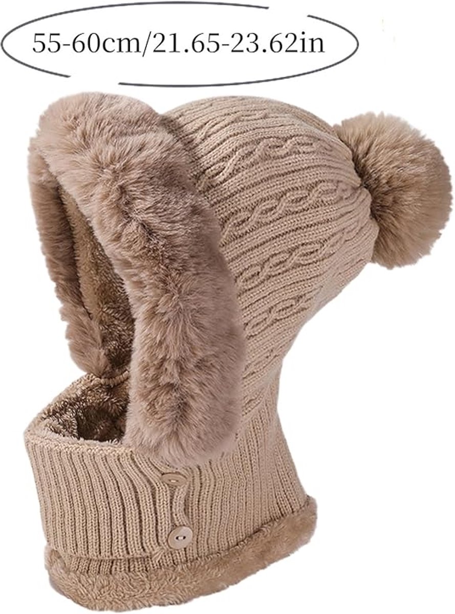 YAMEE Bivakmuts, skimasker voor dames, warmer, wintermuts YAMEE Bivakmuts, skimasker voor dames, warmer, wintermuts
