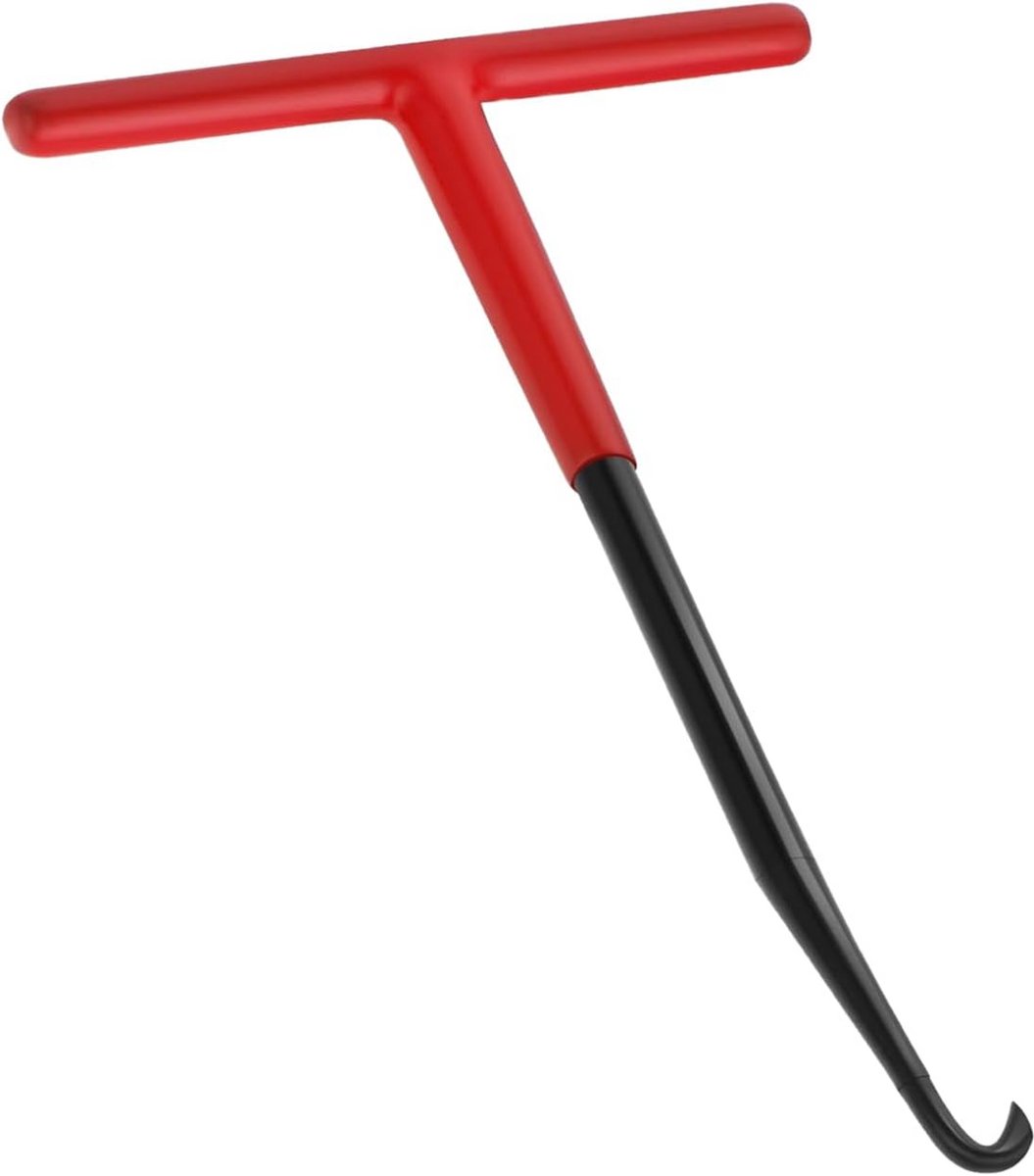 Metalen veerhaak T-greep 16 x 8 cm voor motorfietsen, fietsen en trampolines