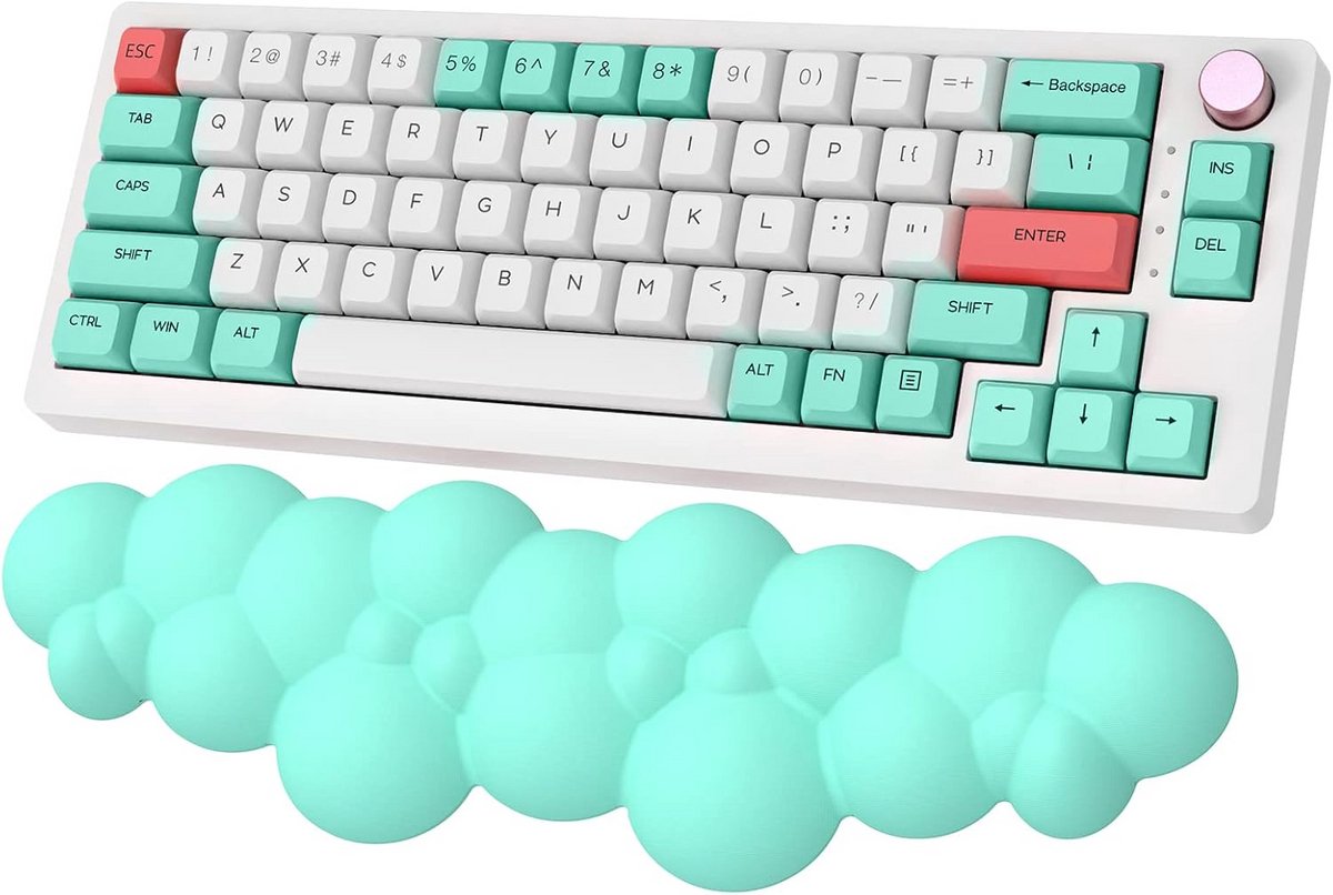Ergonomische polssteun voor toetsenbord - Traagschuim palmsteun voor pijnverlichting en comfort