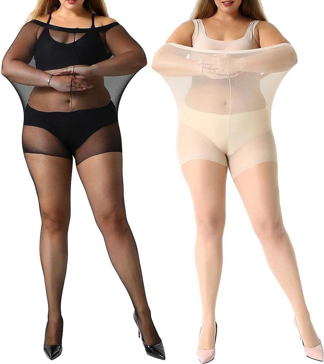 Extra Grote Controle Panty's voor Dames - Set van 2 of 4 Stuks - Figuurcorrigerend en Steunend