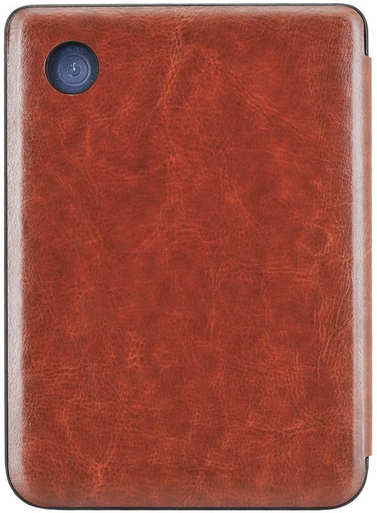 Origami Sleepcover - Hoesje Geschikt voor Kobo Clara Colour- Book Case Hoes Cover - Cognac Bruin - ereader hoesje - cover — afbeelding 5