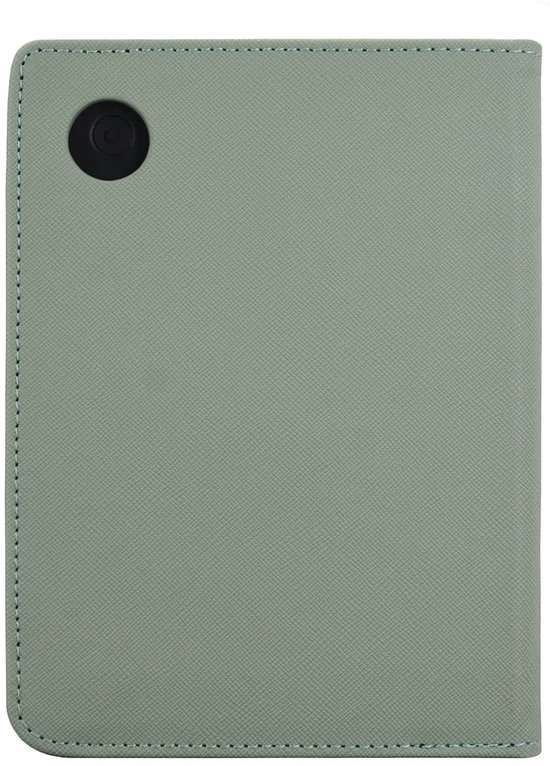 Luxe Hoesje - Sleepcover Geschikt voor Kobo Clara BW - Book Case Hoes Cover - Agave Green Blue - ereader hoesje - cover van Merkloos — afbeelding 2