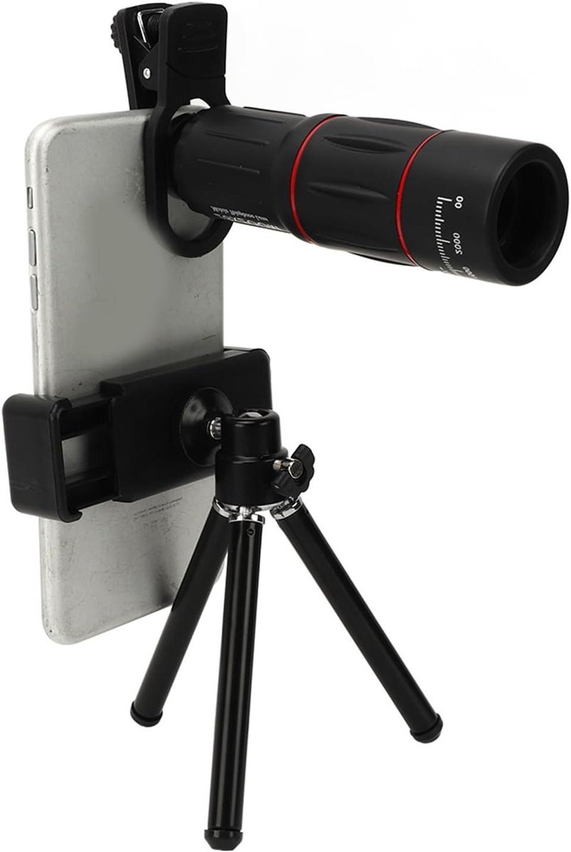 28X Telelens met Statief voor Smartphone - Telescoop, Groothoek, Macro en Fisheye-lens