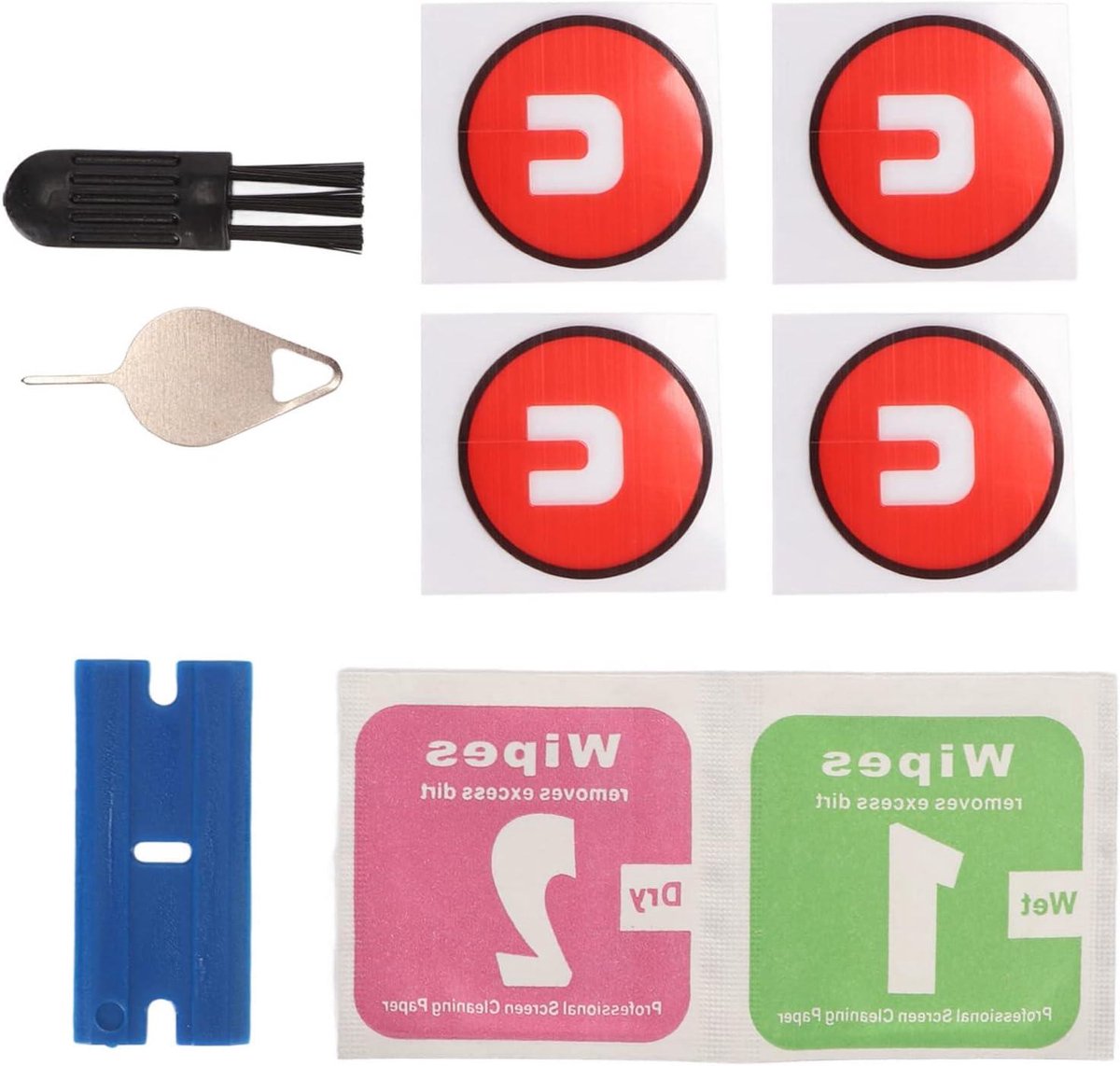 Ringband voor smartwatch beschermingsring om glas te bevestigen (4 stuks)