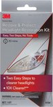3M Restore & Protect Headlight Restoration Kit met "Easy, Two Steps, No Tools" en "30 mins".