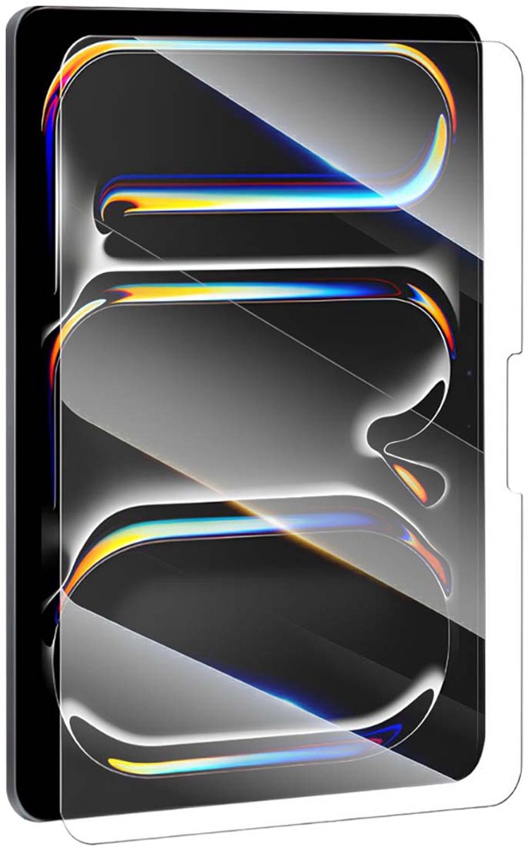 Eiger Tempered Glass Geschikt voor Apple iPad Pro 11 (2024) - Case Friendly Screen Protector