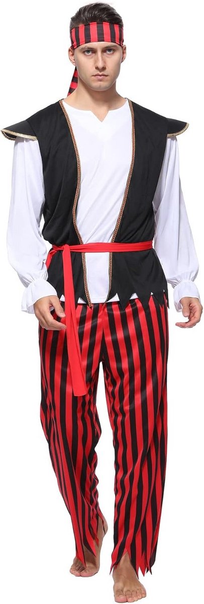 Piratencolbert Set voor Kinderen en Volwassenen Complete Roleplay Outfit
