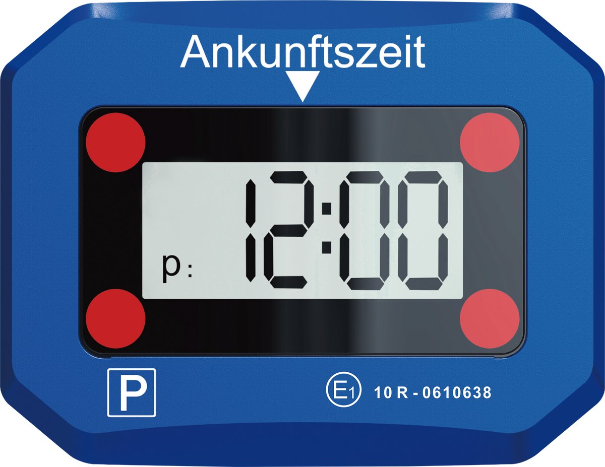 Volkstool Elektronische Parkeerschijf - automatische schijf - nachtmodus