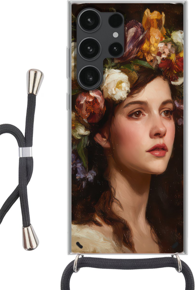 Portret - Vrouw - Bloemen