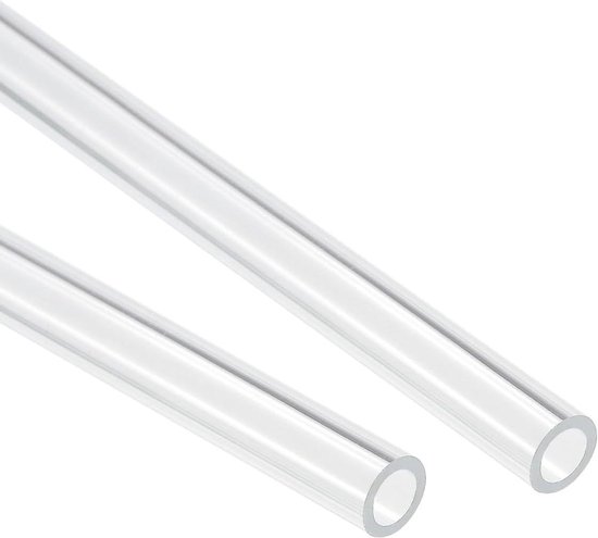 Foto: Provento transparante pvc buis 2 stuks 7 mm binnendiameter 10 mm diameter 250 mm lengte acryl kunststof lampbouw staande lampen meubels