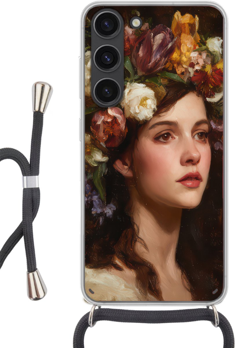 Portret - Vrouw - Bloemen