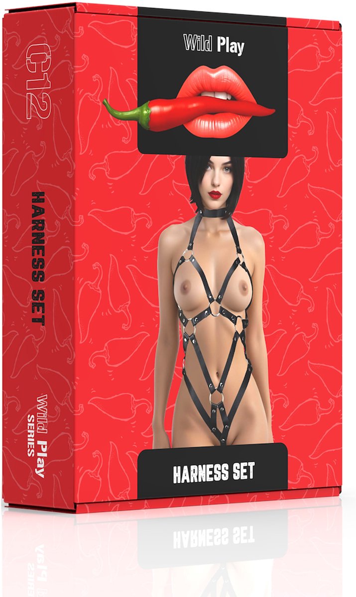 Erospace Wild Play C12 – Verleidelijke Dames Harness voor Sensueel Avontuur
