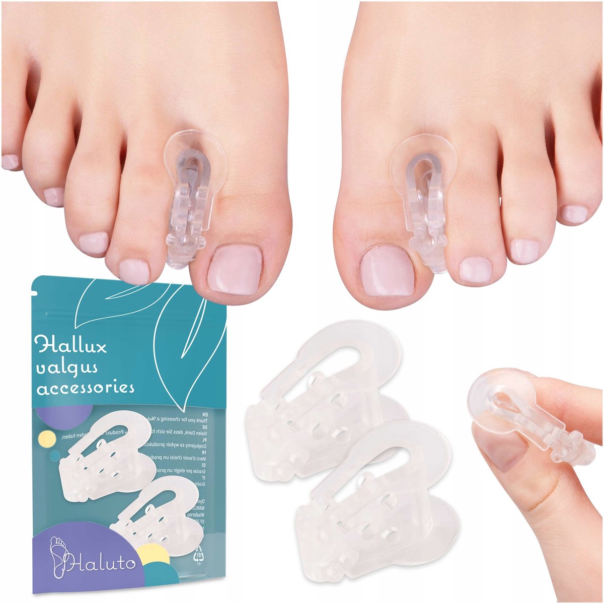 Gel Hallux Corrector - Tussenvoetkussen voor Grote Teen