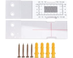 scheurmeter – Crack Monitor Caliper – Wandscheurmeter met transparante plaat – Draagbaar acrylscheurmeetinstrument – voor scheurmeting