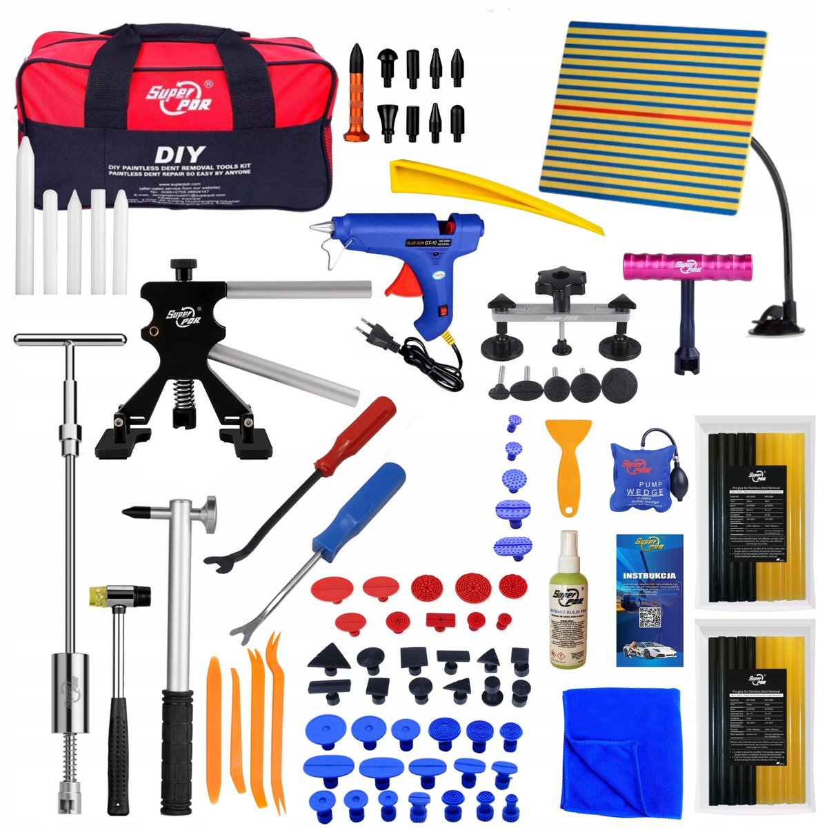 Professionele PDR Set - Deuk Verwijderen na Hagel - 6kg