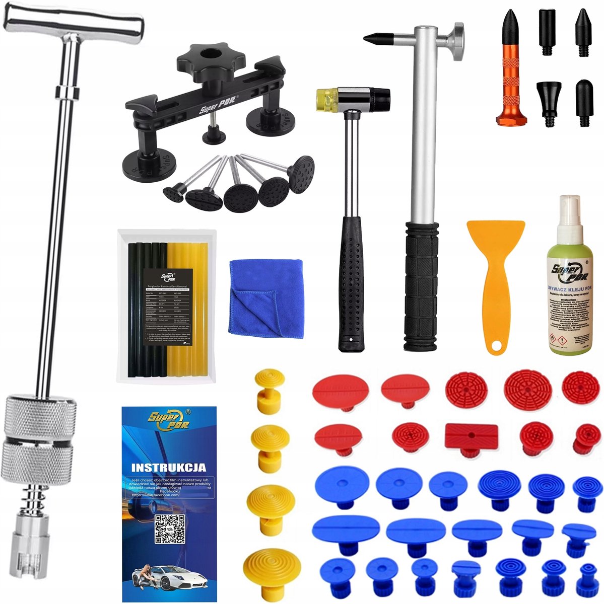 Professionele Deuk Verwijderaar Set - PDR Gereedschap