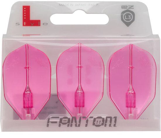 L-Style Fantom EZ L3 Shape Pink - Dart Flights van L-Style — afbeelding 5