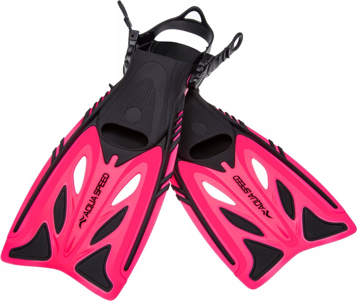 Aqua Speed Eon 03 Kinder snorkelvinnen, verstelbaar, maat 32-37, roze