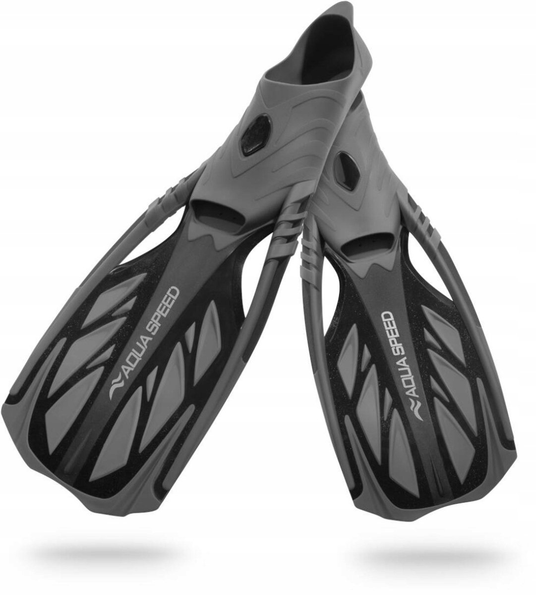 Aqua Speed INOX Zwemvinnen - Maat 46-47 - Grijs