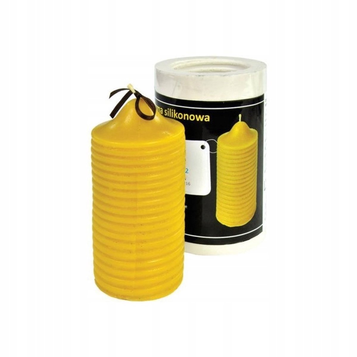 Flexibele siliconen verfcilinderrib - 11 cm hoog