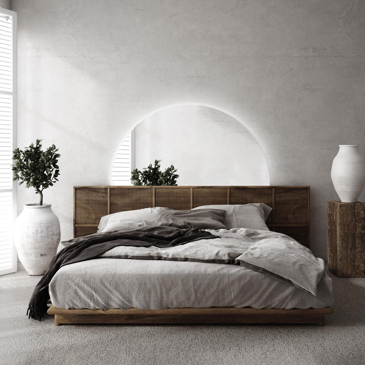 Coloray Halbmond LED Spiegel - Halbrunder Spiegel Wohnzimmer LED - 30 cm x 60 cm - Halbrunder Spiegel Modern LED - Halbmond Spiegel Wand LED - Neutraal Licht - Halbrunder Spiegel Dekoration LED - Halbmond LED Spiegel