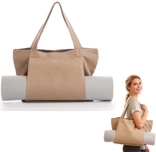 Yogatas, canvas yogamattas, milieuvriendelijke yogatas