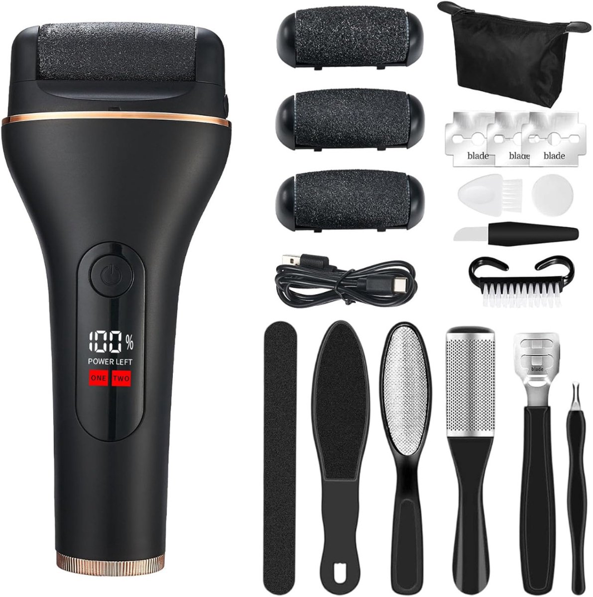 White-Label® Elektrische Eeltverwijderaar - Pedicureset Electrisch - Voetvijl