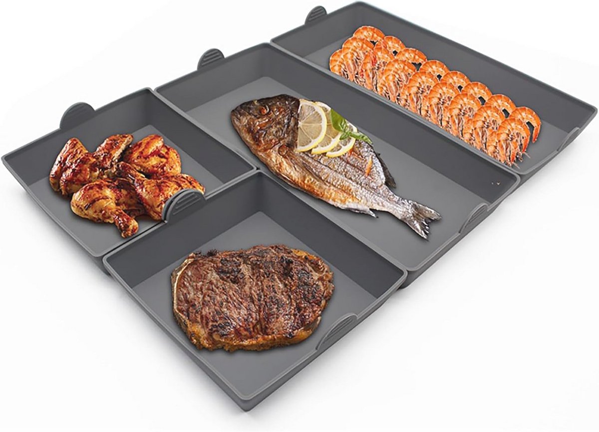 Siliconen bakplaten Hittebestendige scheidingswanden voor airfryer oven en magnetron