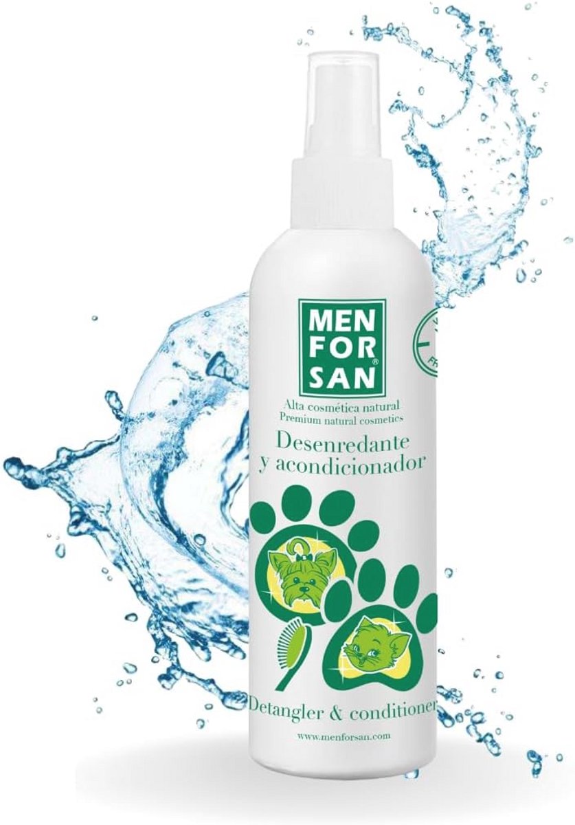 Ontklitter en Conditioner voor Honden en Katten | Aloë Vera | Borstelen zonder trekken | Volumen en Zachtheid | 125 ml