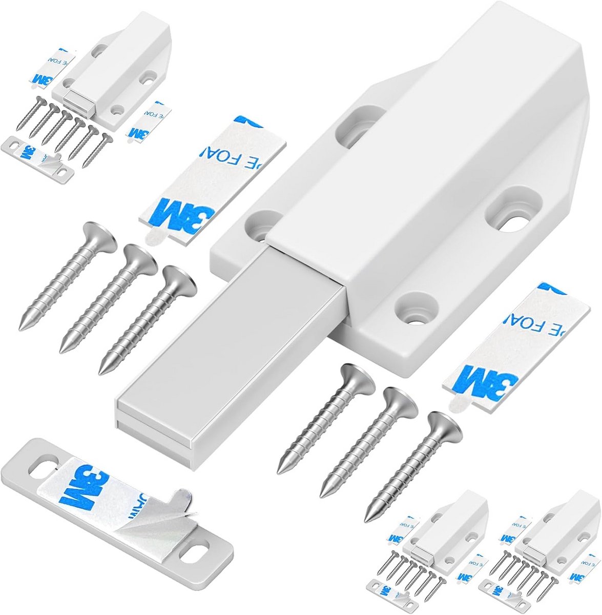 Magnetisch Drukslot zonder Nagels - Kast Magneet Sluiting voor Lades en Deuren