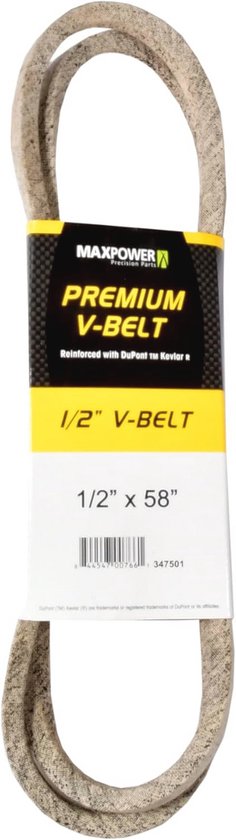 Courroie tondeuse 4L560 prix eco Kevlar Trapézoïdale - 12,7 mm x 1422 mm
