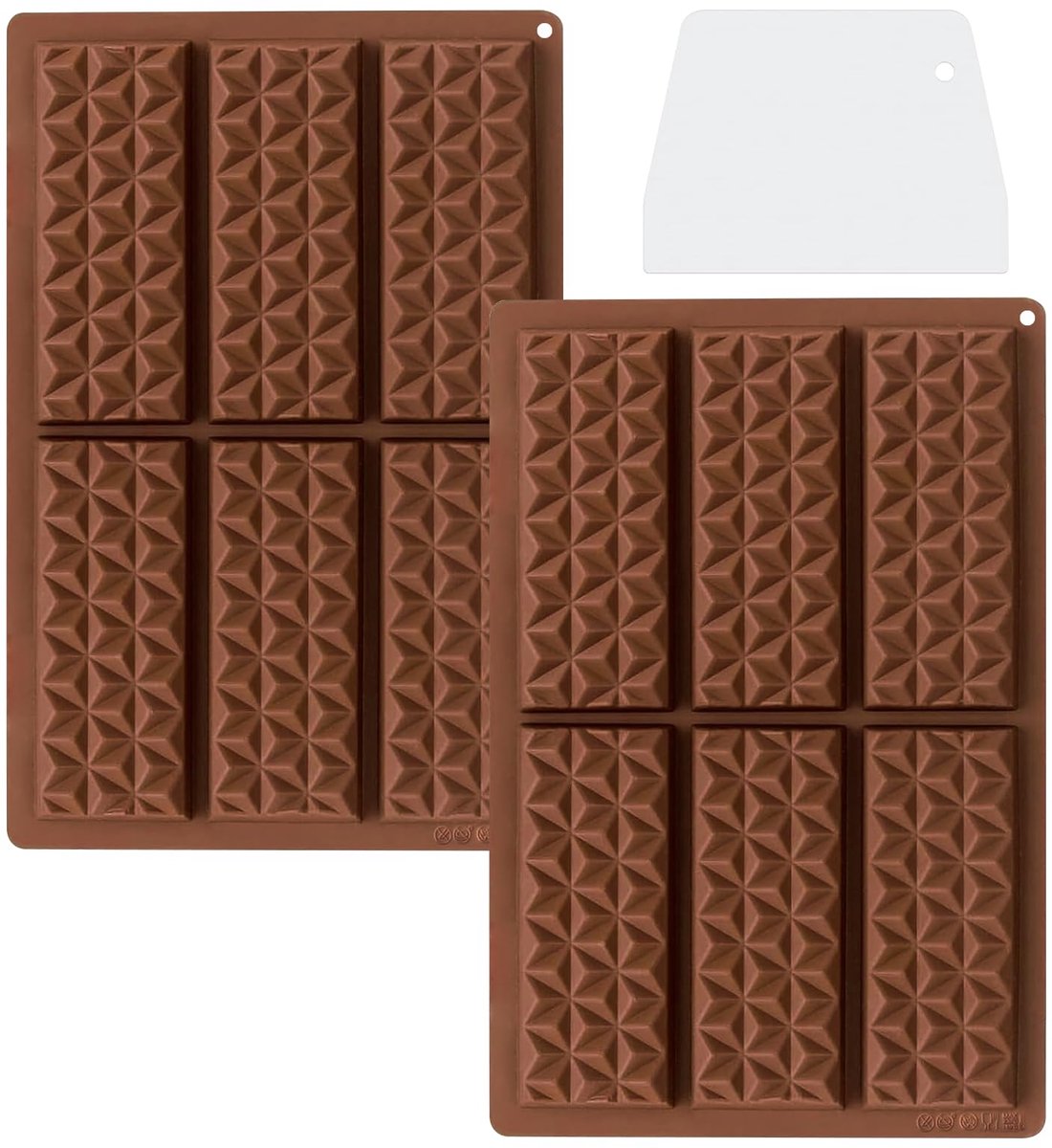 Unyqoos® Siliconen chocoladevormen voor creatieve recepten en eenvoudig gebruik