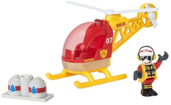 BRIO brandweer helikopter – 33797