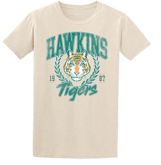 T-shirt femme Stranger Things Hawkins Tigers - nature - S