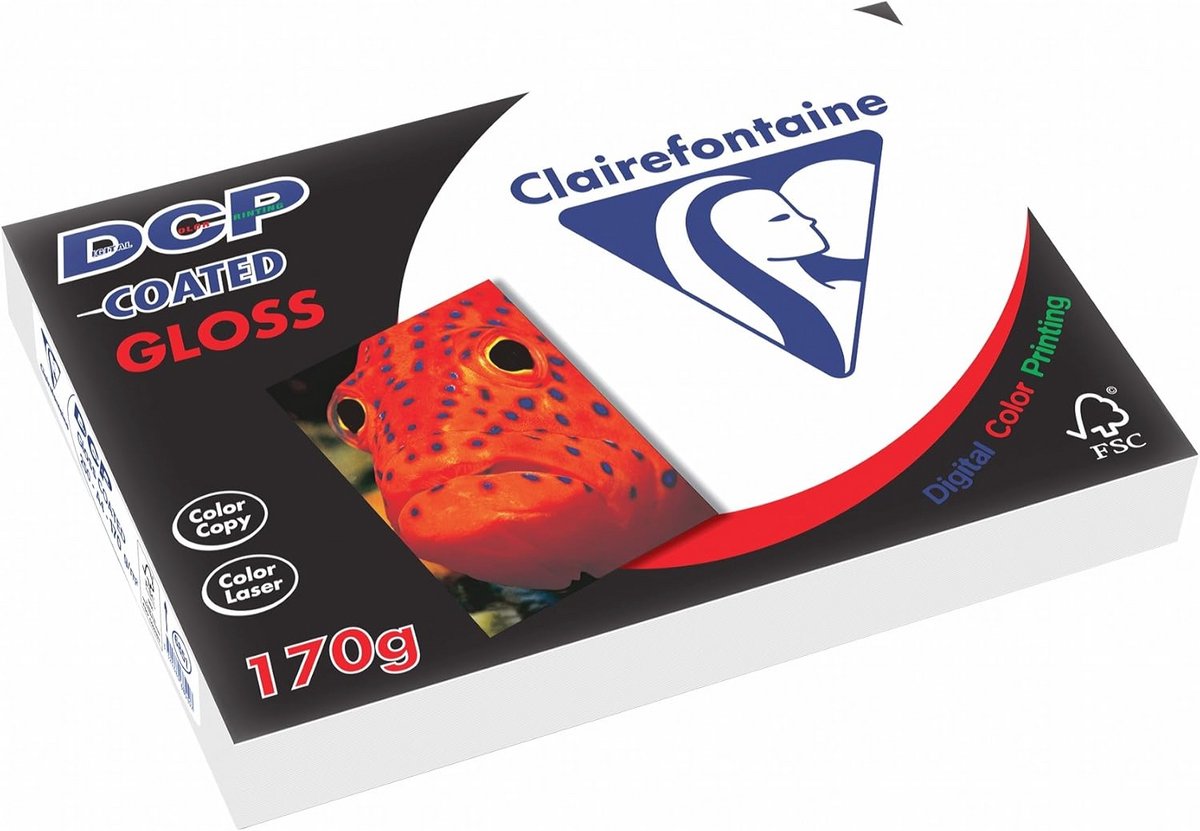 Premium printerpapier voor kleurintensieve afdrukken - DIN A4 - 170 g - 250 vellen glanzend wit