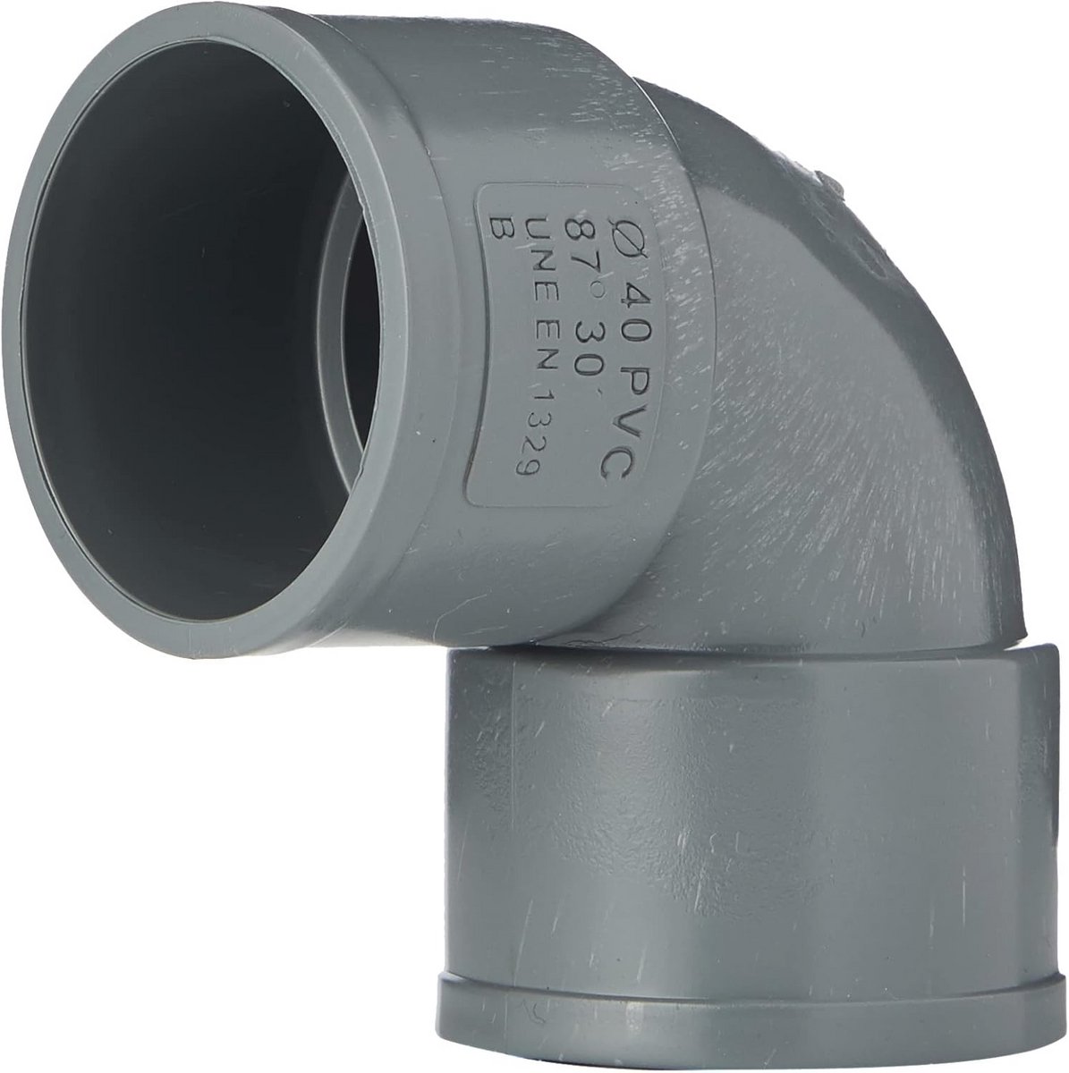 Hoekstuk PVC Vrouwelijk 87° 40mm